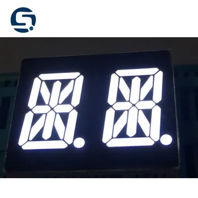 valge värvi 14 segmendi LED -ekraan